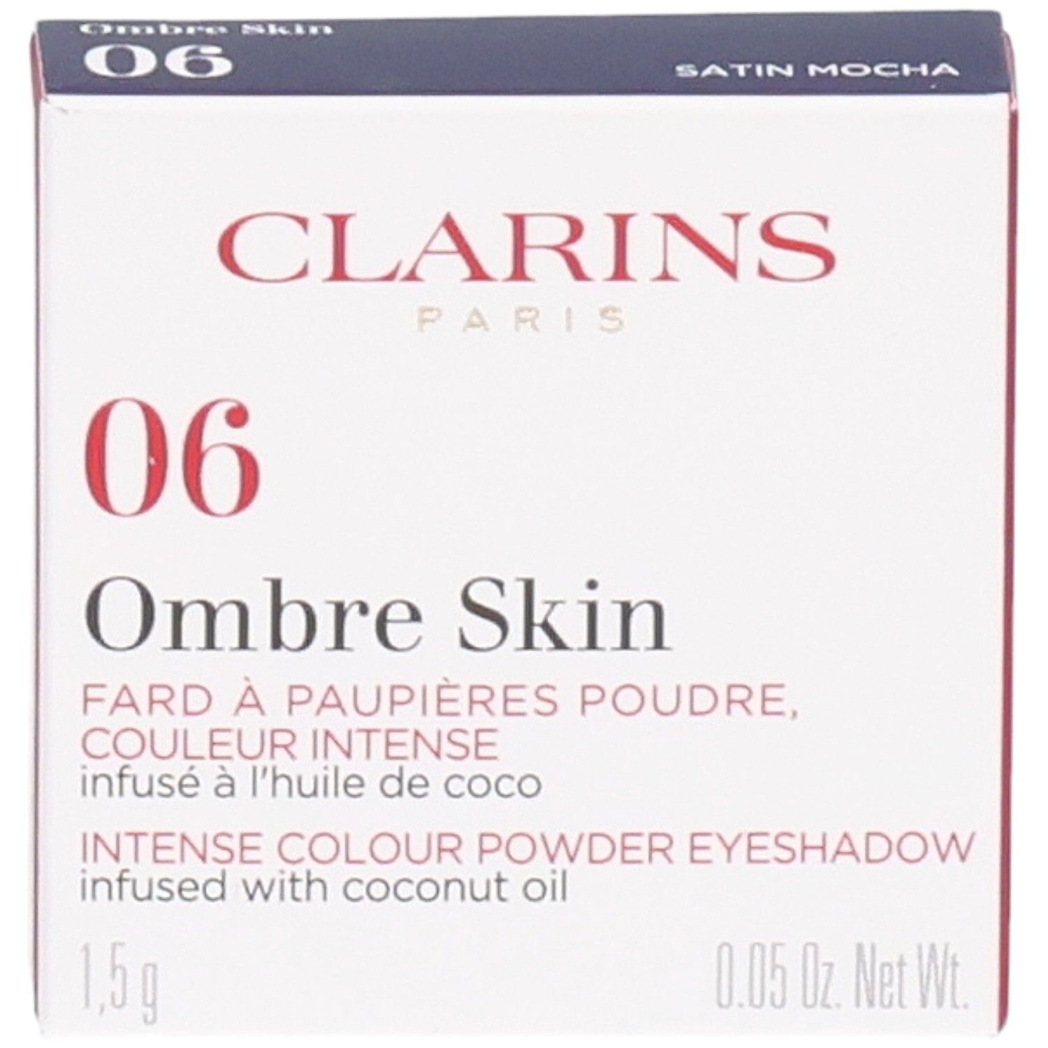 Clarins Ombre Skin Lidschatten, Farbe 06, Satin Mocha, 1,5g.