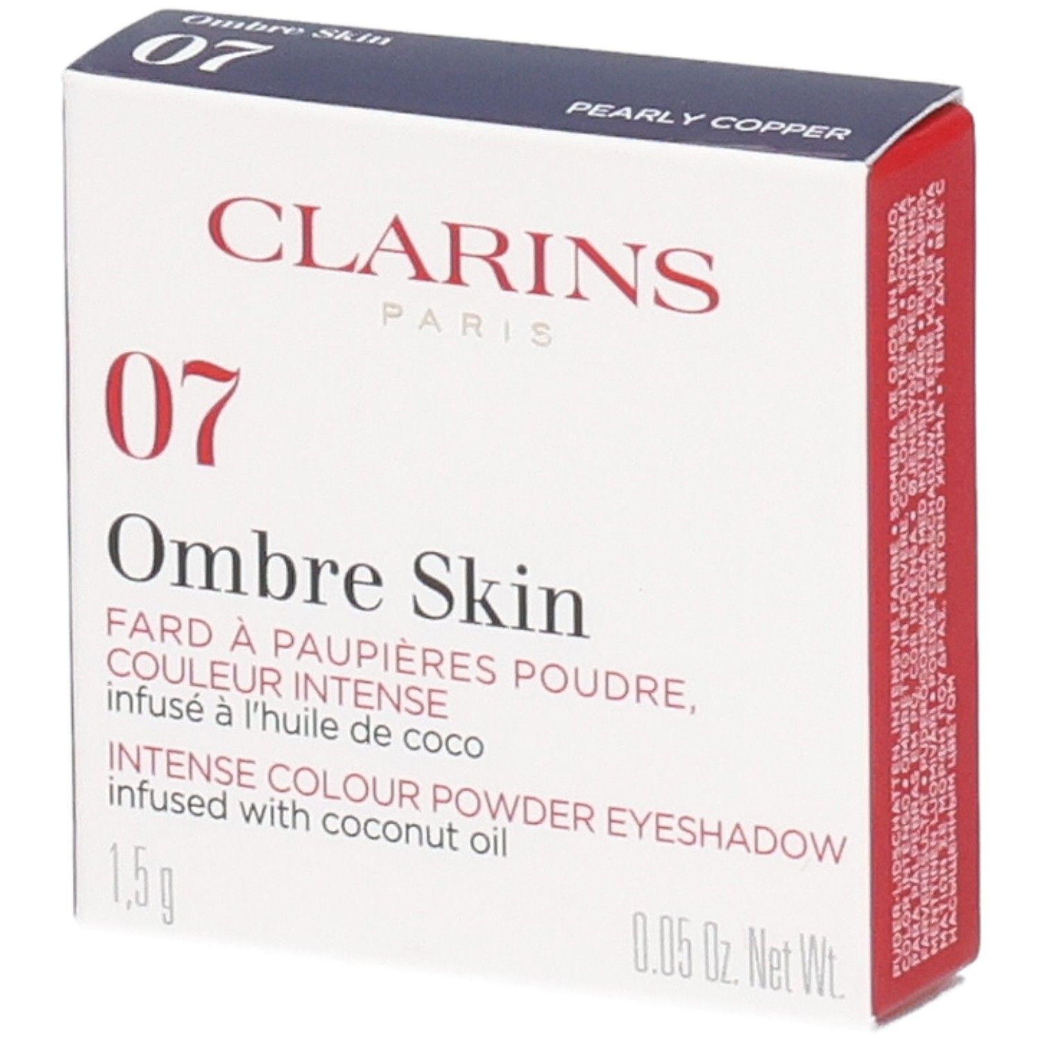 Clarins Ombre Skin Lidschatten Kompakt 07 Perliges Kupfer, 1,5 g.
