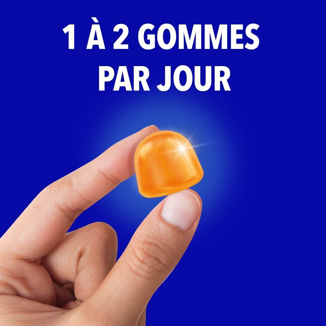 Gummy Omnibionta3 : 8 vitamines, magnésium, bactéries. Gummy orange.