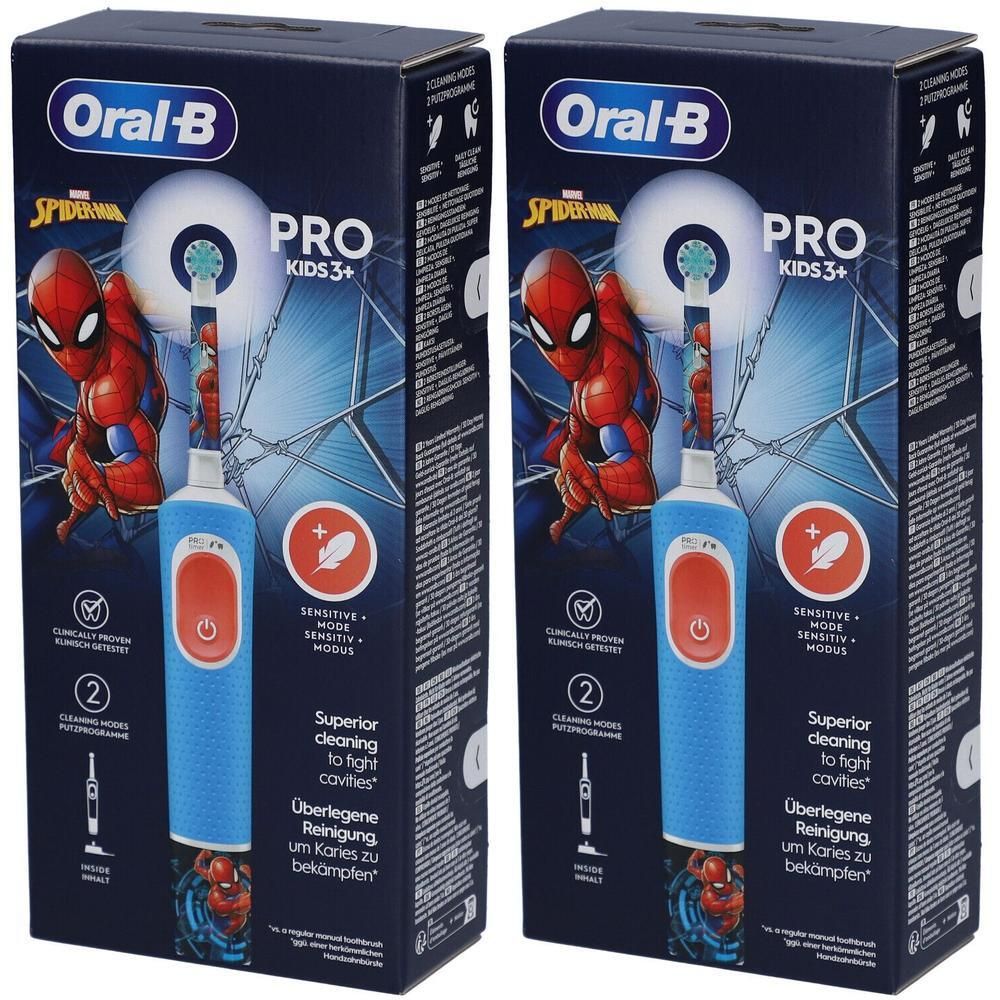 Oral-B Pro Kids 3+ Spiderman x2 2x1 St Zahnbürste