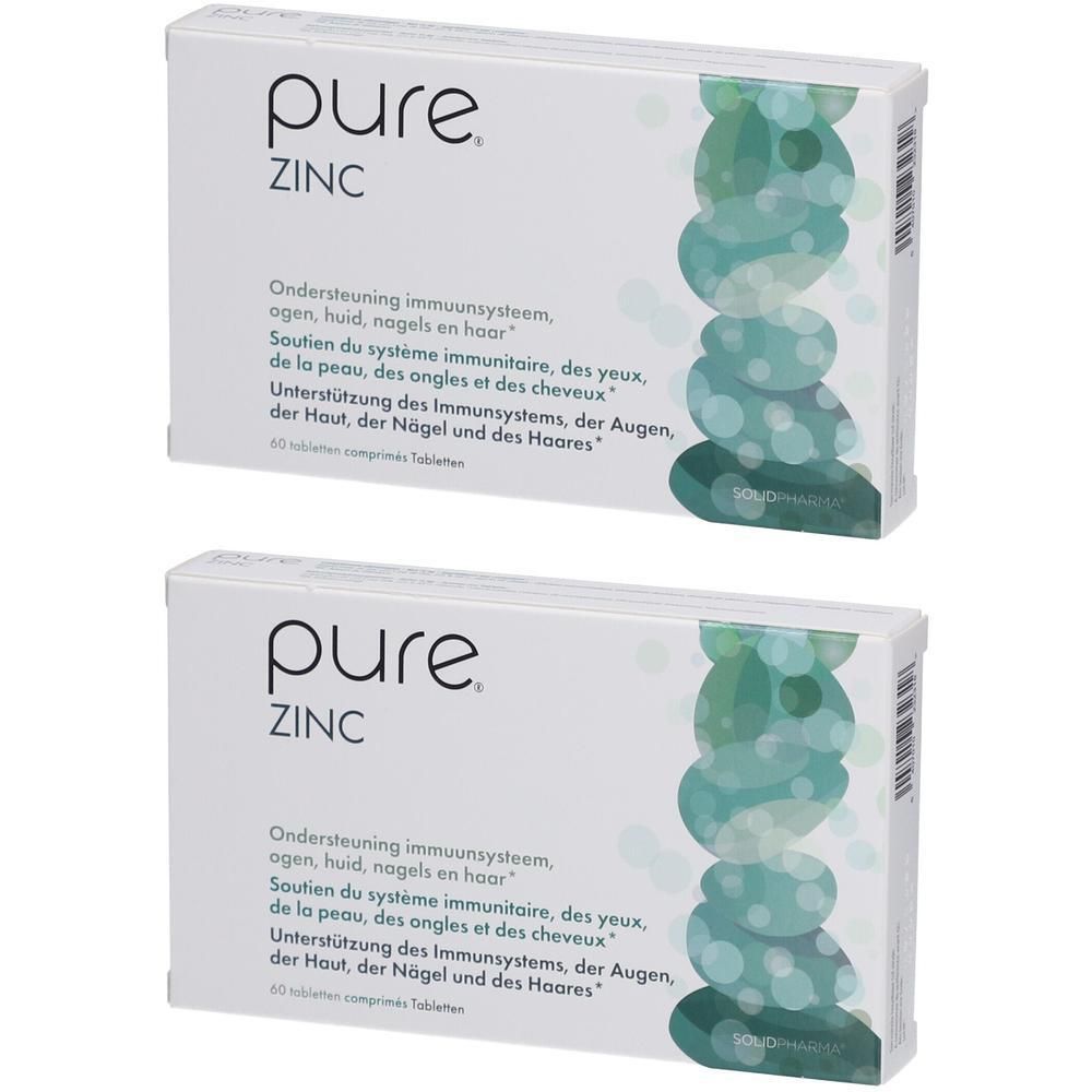 Solidpharma Pure Zink 60 St tabletten x2 2x60 Tabletten