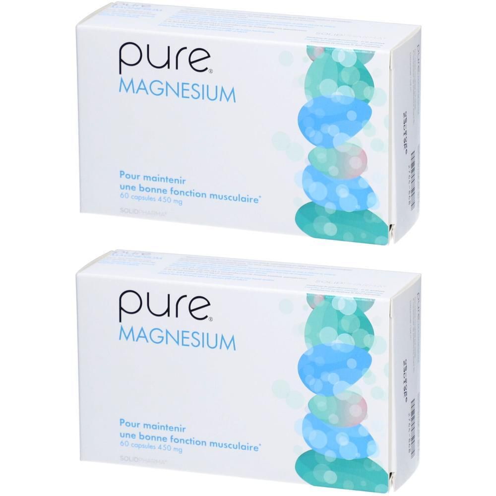 Pure Magnesium 60 capsules x2 2x60 St Kapseln