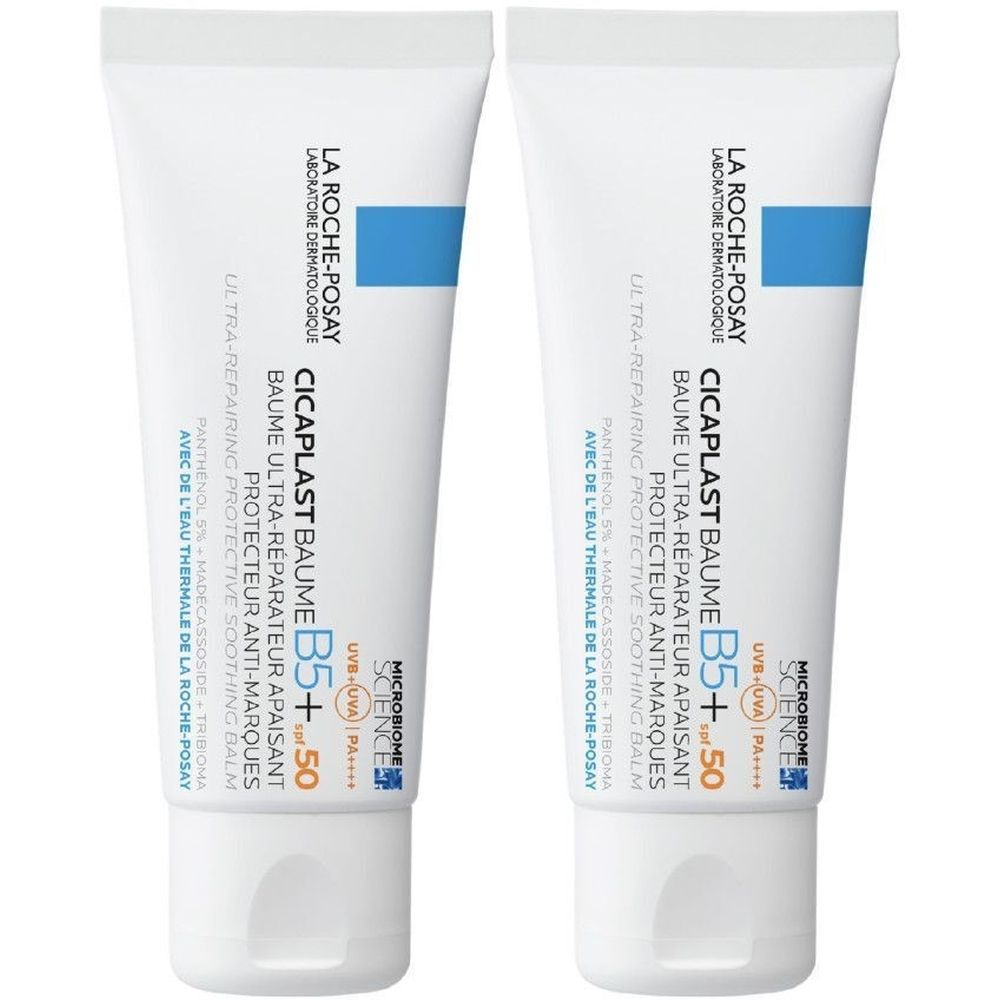 La Roche-Posay Cicaplast Baume B5+ SPF 50 | Tous Types de Peaux | Vitamine B5, Madécassoside, Procerad™