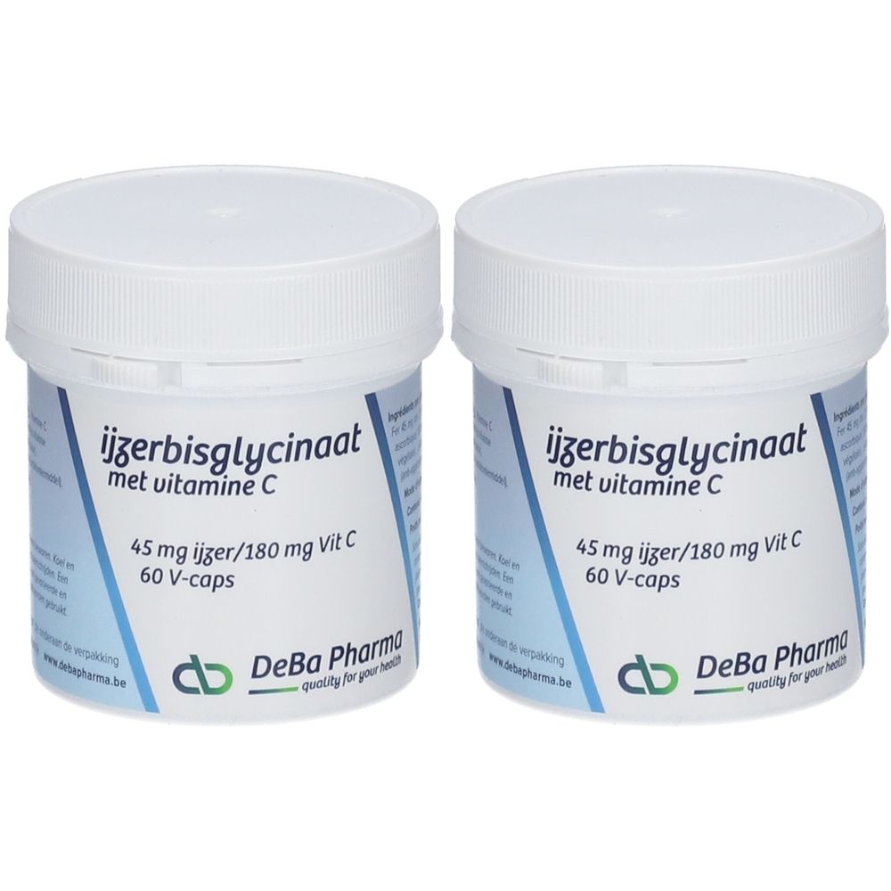 Deba Pharma Bisglycinate de Fer avec Vitamine C