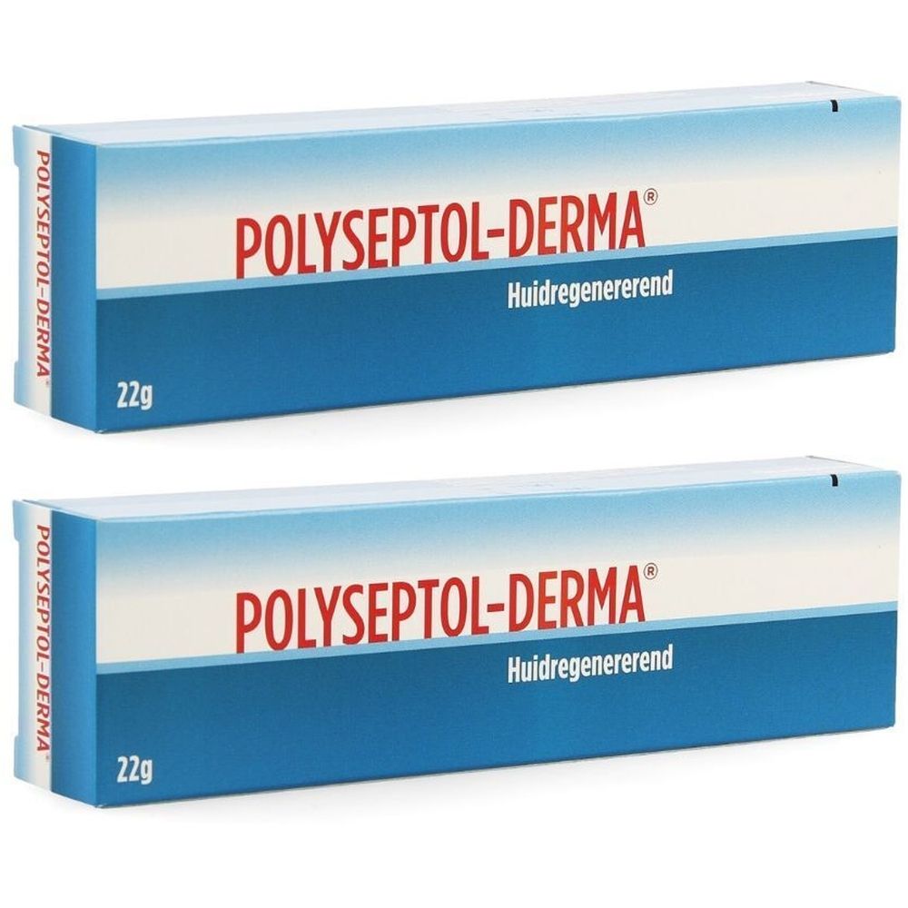 Polyseptol-Derma: huidherstellende crème, 22g verpakking.