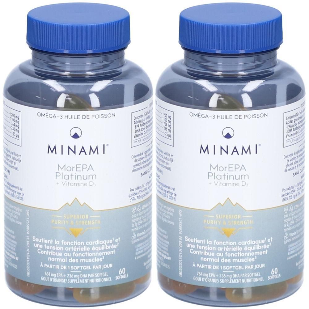 Minami MorEPA Platinum + Vitamine D3