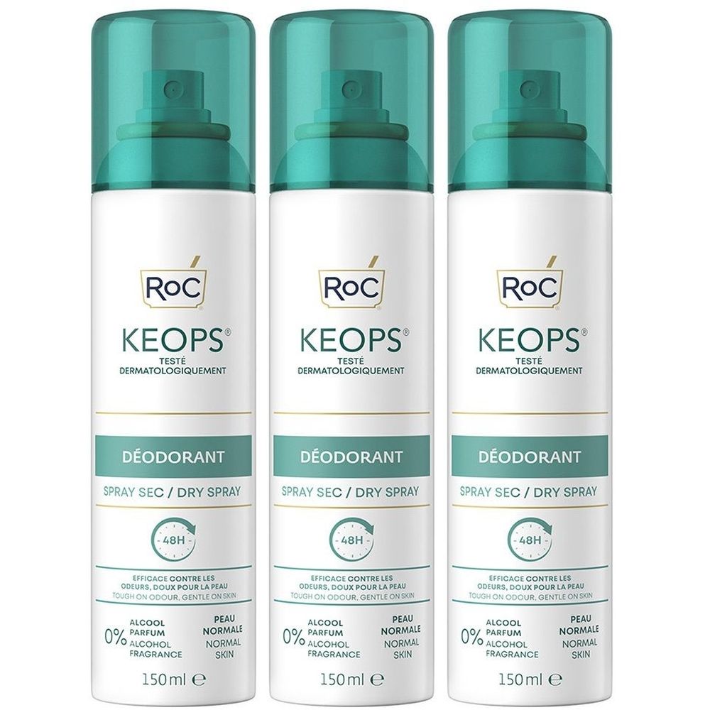 RoC® Keops® Déodorant Spray Sec
