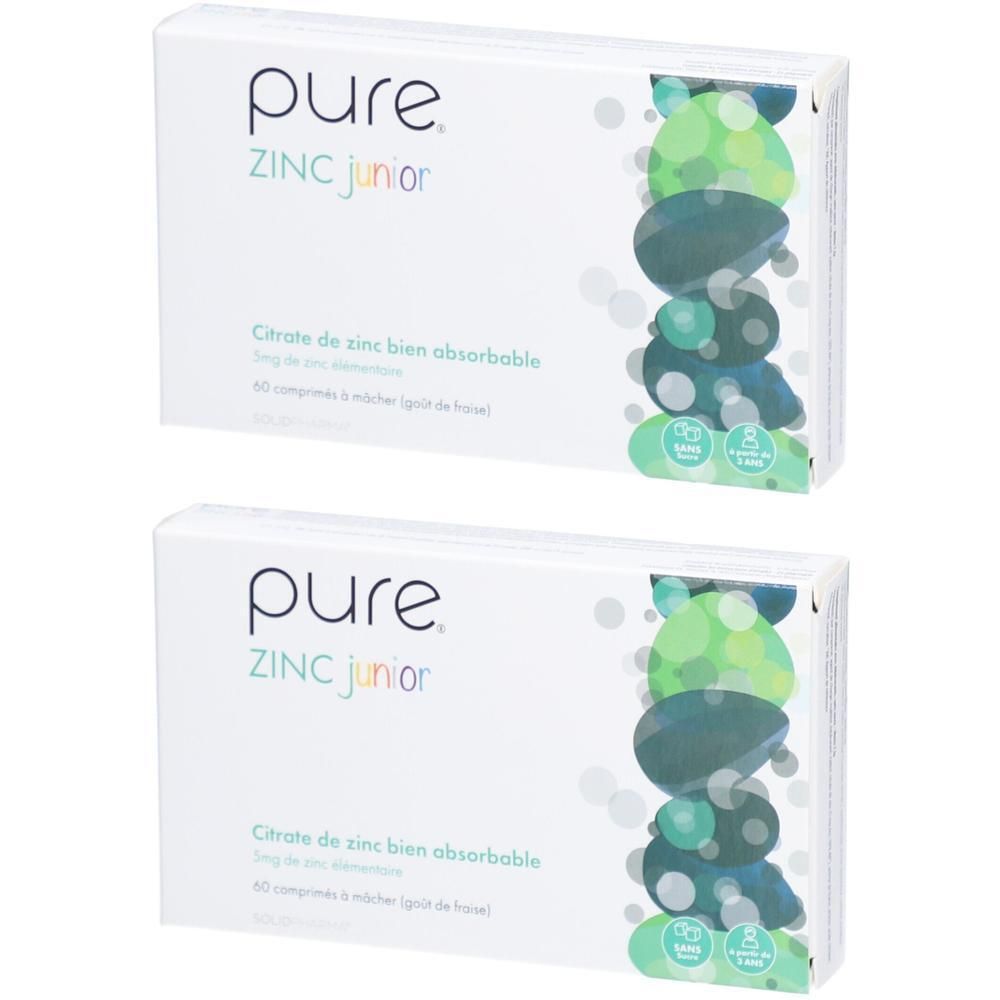 Pure Zinc Junior x2 2x60 St Kautabletten