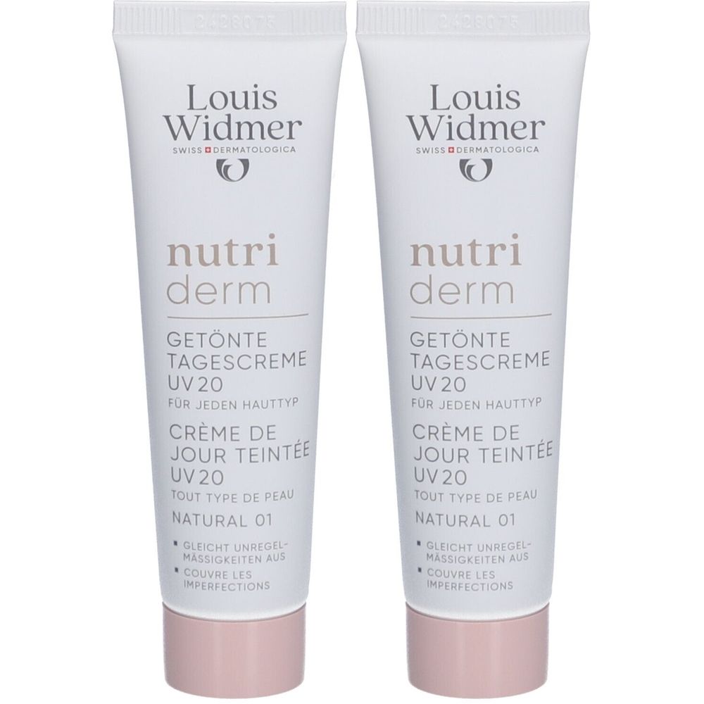 Louis Widmer Nutriderm Getönte Tagescreme Uv20 Natural 01