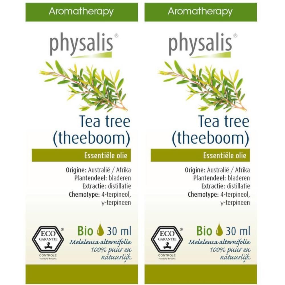Huile essentielle Physalis Tea tree (theeboom), 30 ml. Certifiée Bio.