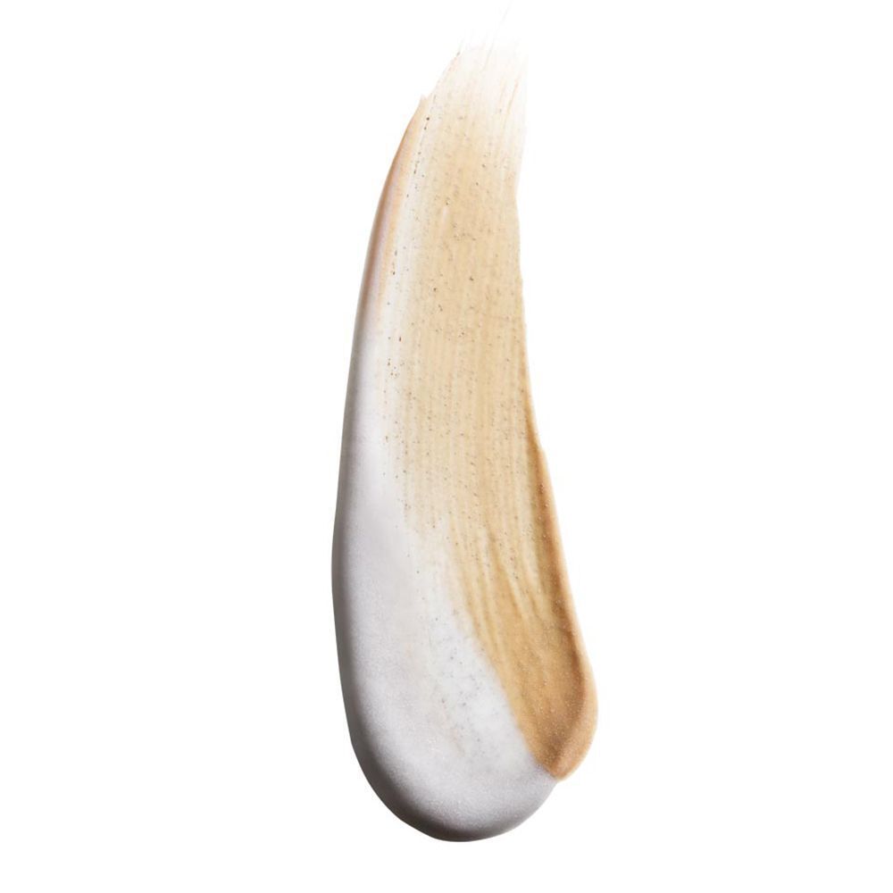 Produktprobe CLINIQUE Dramatically Different™ Moisturizing BB-Gel. Farbverlauf von weiß zu beige-braun. Textur sichtbar.