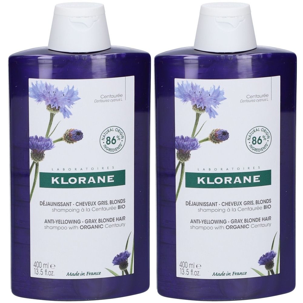 Klorane Anti-Yellowing Shampoo mit Bio-Tausendgüldenkraut