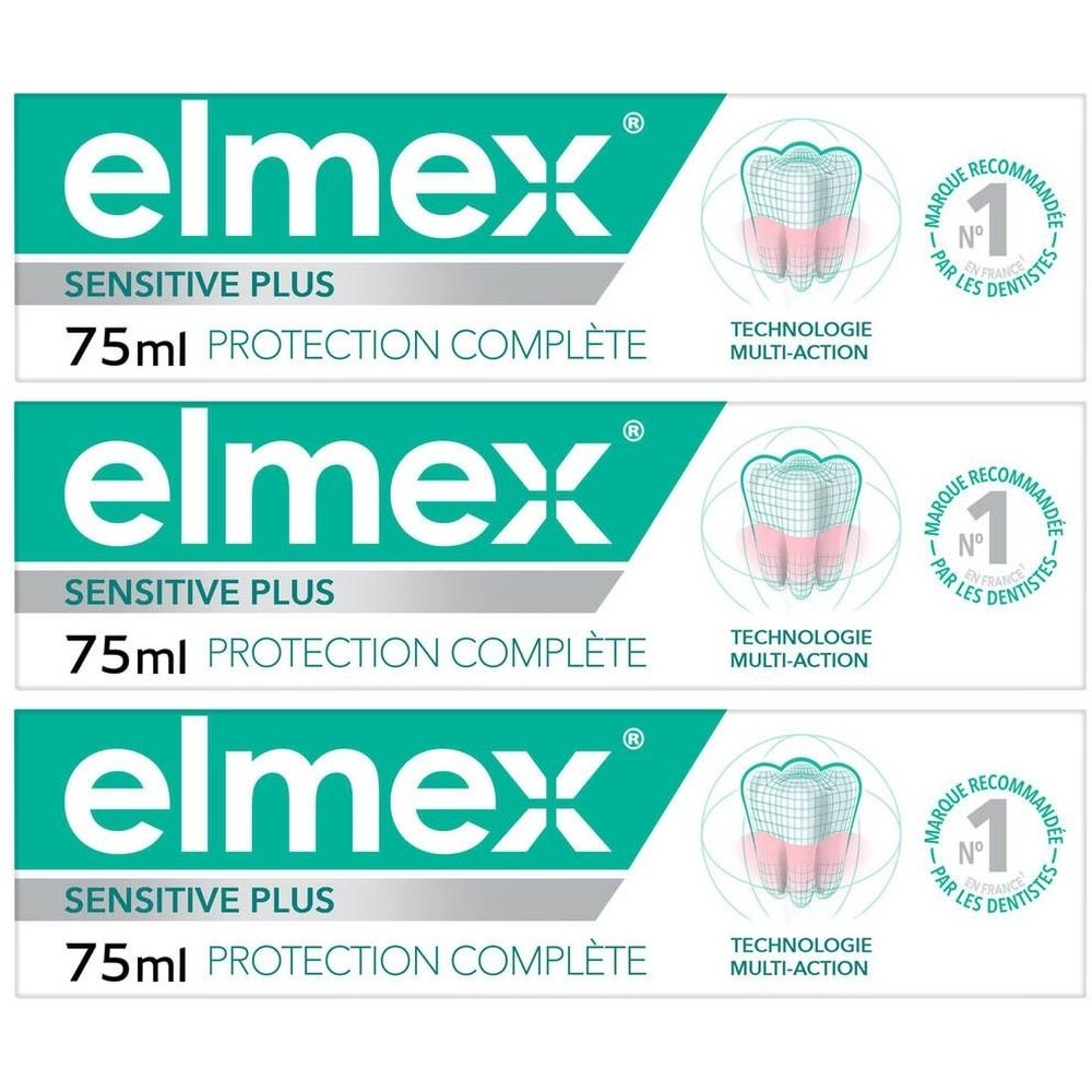 elmex® Sensitive Plus Soin Complet Dentifrice