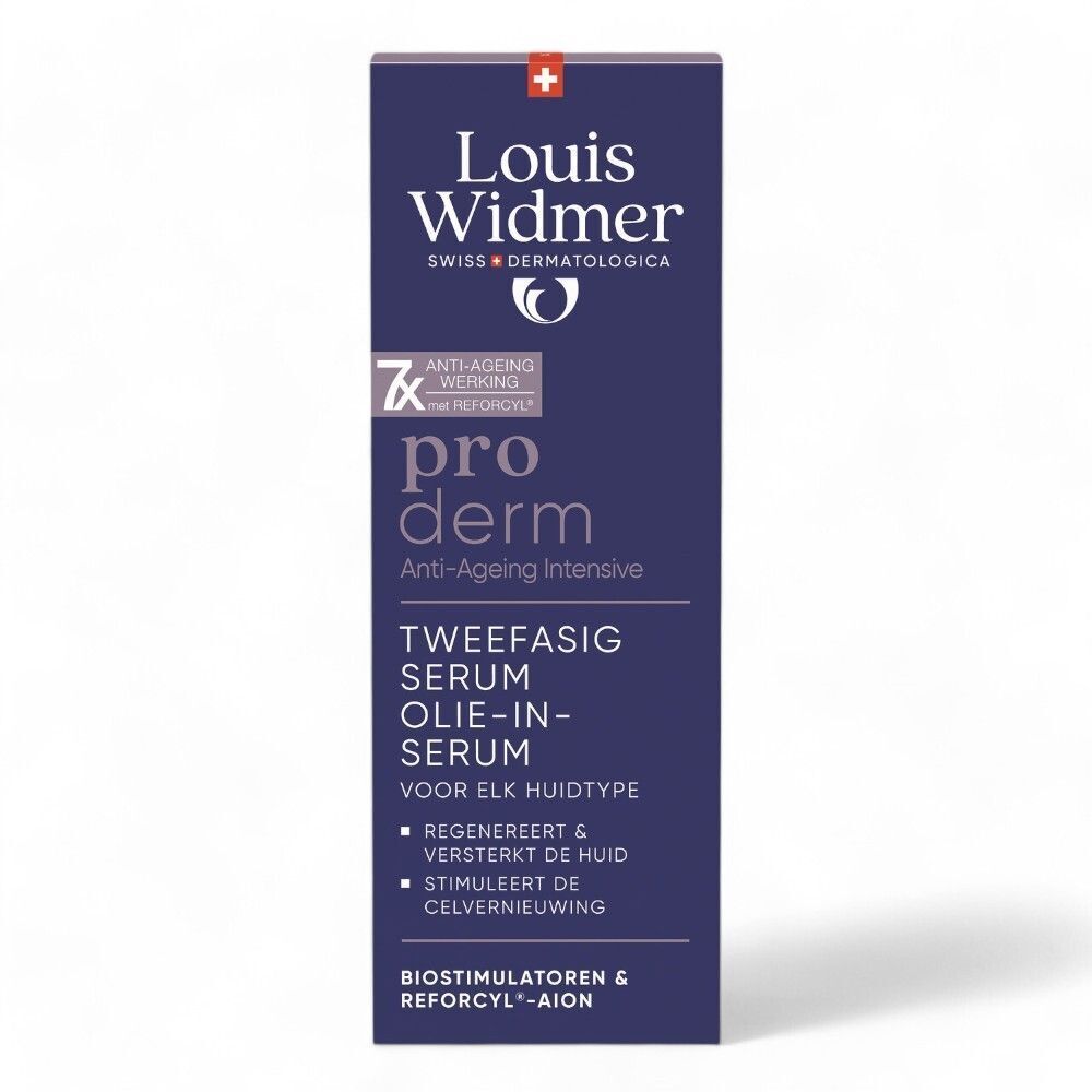 Sérum Louis Widmer ProDerm Anti-Âge 2-Phases Huile-en-Sérum, 30ml.