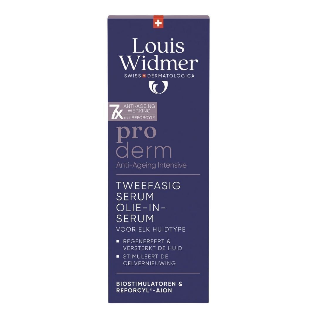 Louis Widmer ProDerm Anti-Aging Serum 2-Fase Olie-in-Serum, 30ml.