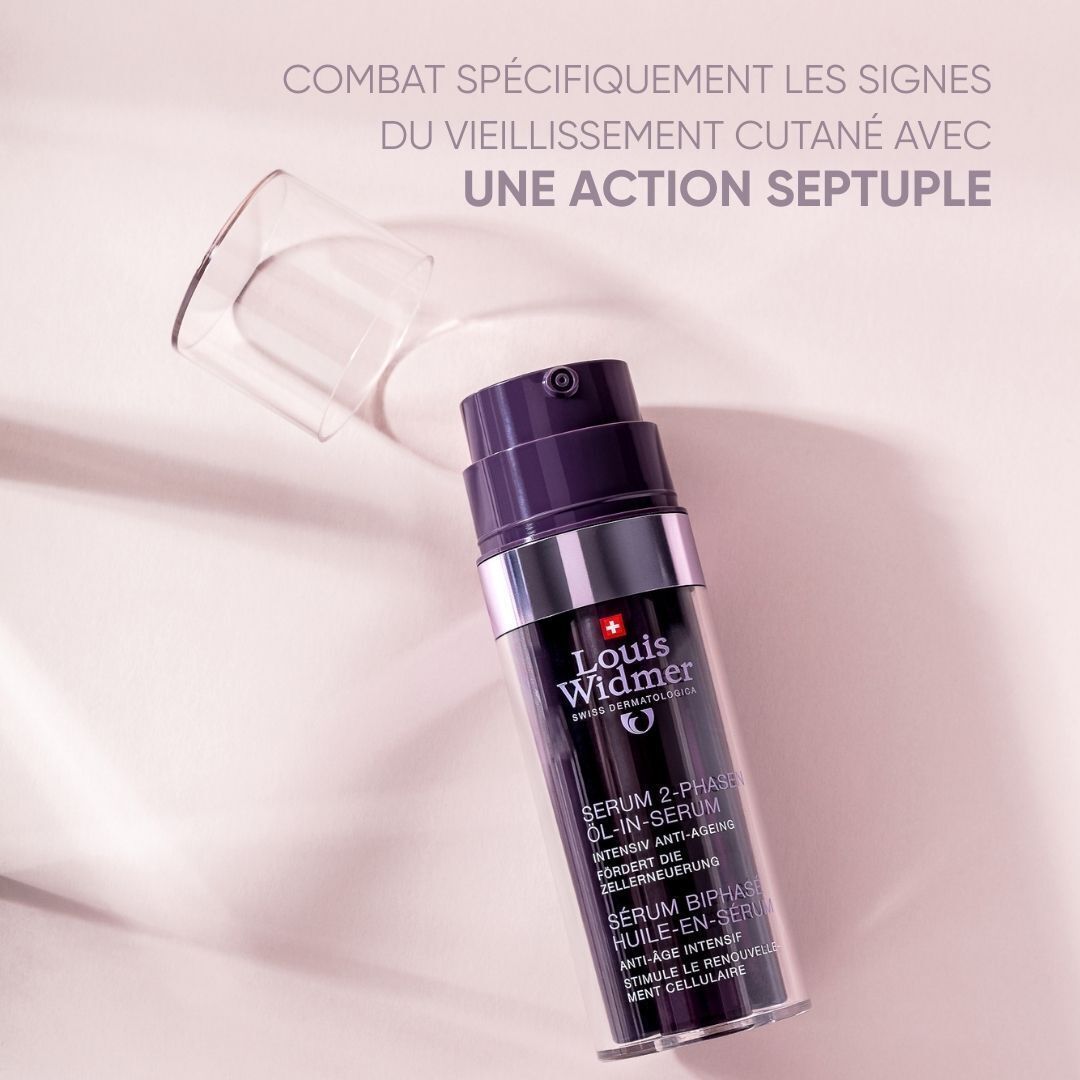 Sérum Louis Widmer ProDerm, Crème Jour, Crème Nuit.