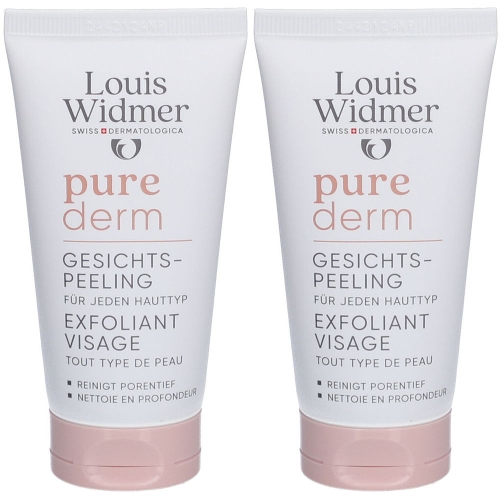 Louis Widmer Purederm Gesichtspeeling ohne Parfum