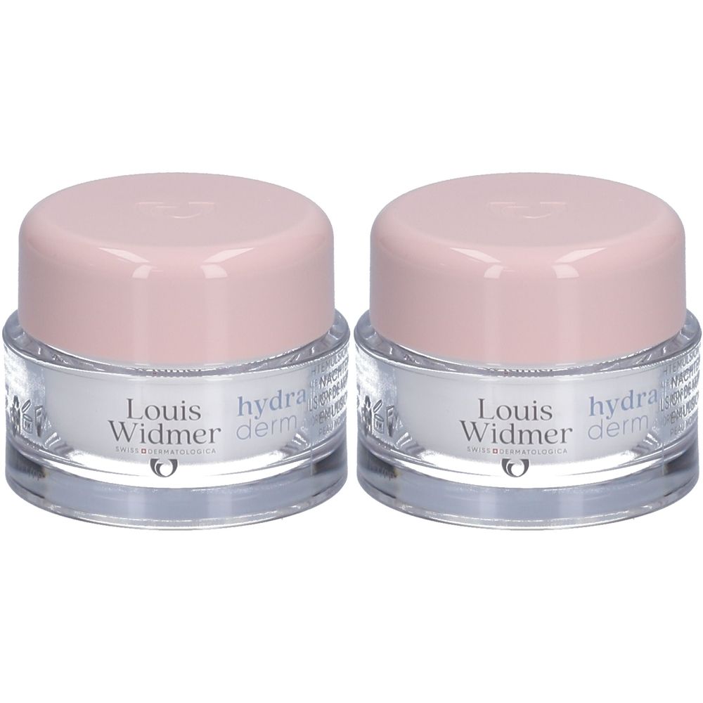 Louis Widmer Hydraderm Émulsion de Nuit Légèrement Parfumée (Nachtcreme mit leichtem Duft)