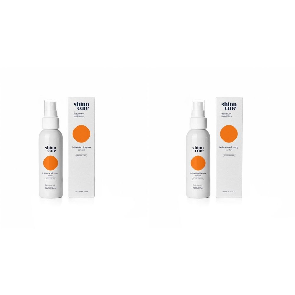 Deux flacons de spray intime 'shhh...', 100 ml.
