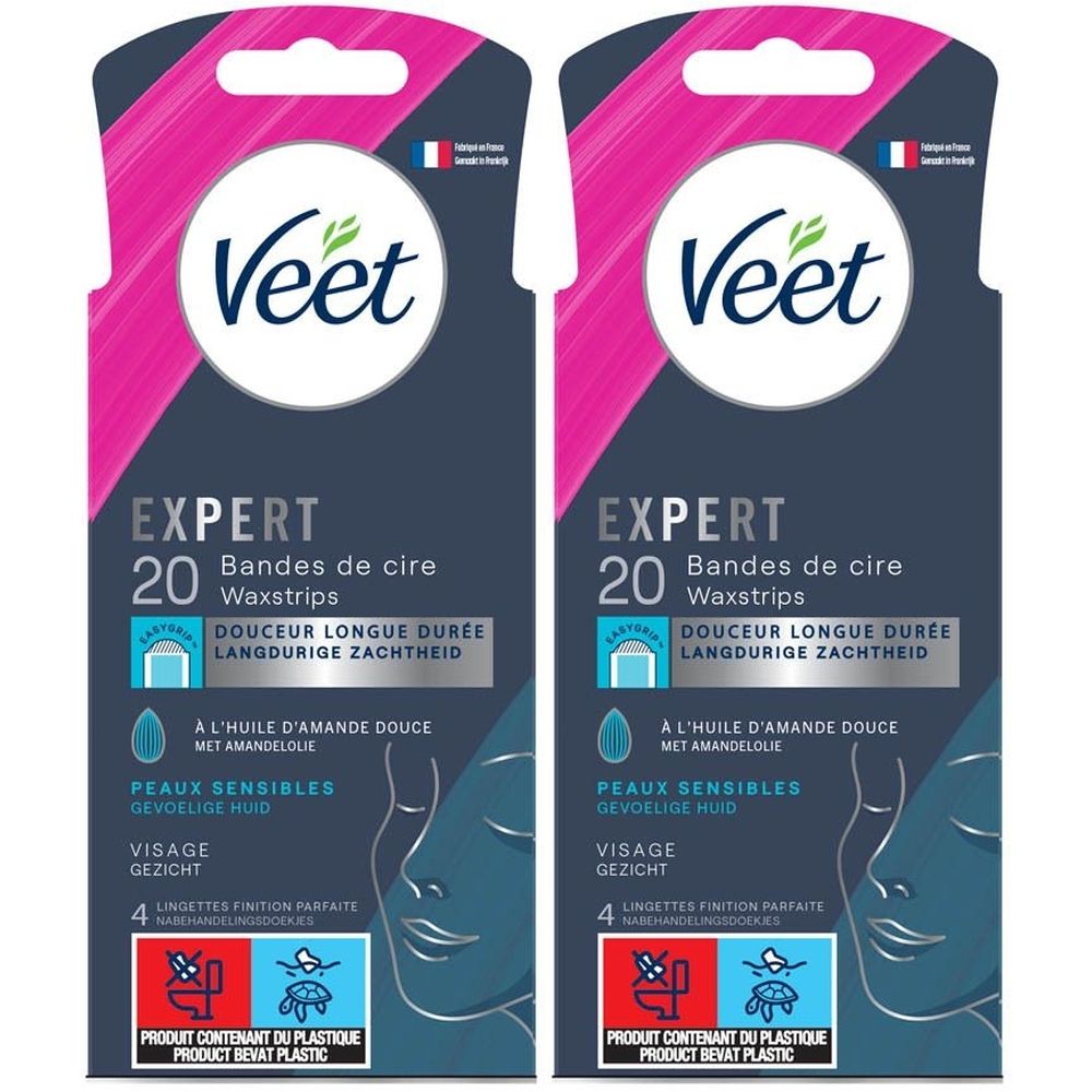Veet Expert Waxstrips Gezicht Gevoelige Huid