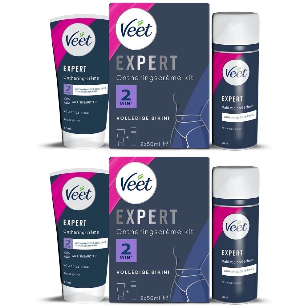 Veet Expert Ontharingscrème Kit Volledige Bikini