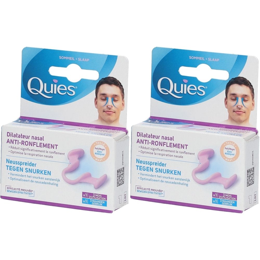 Quies® Dilatateur nasal Anti-ronflement Petit