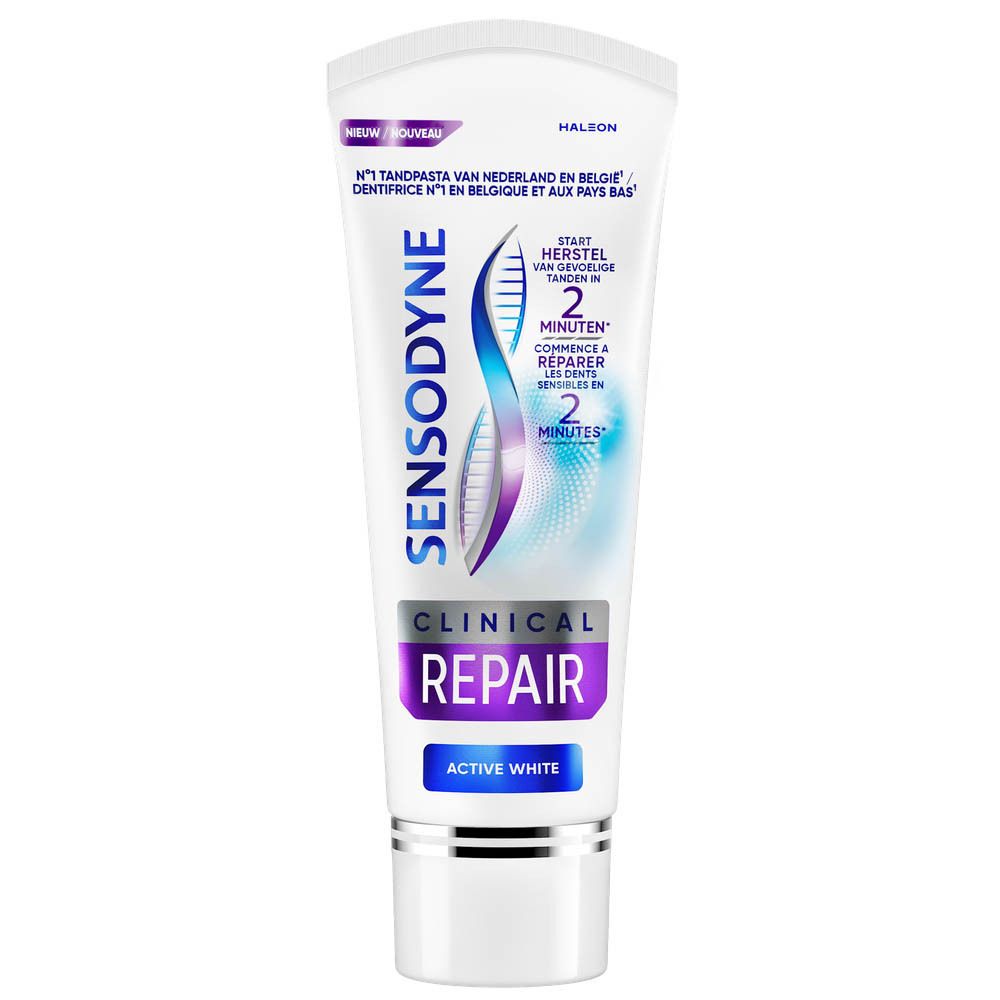Sensodyne Clinical Repair Active White dentifrice pour les dents sensibles
