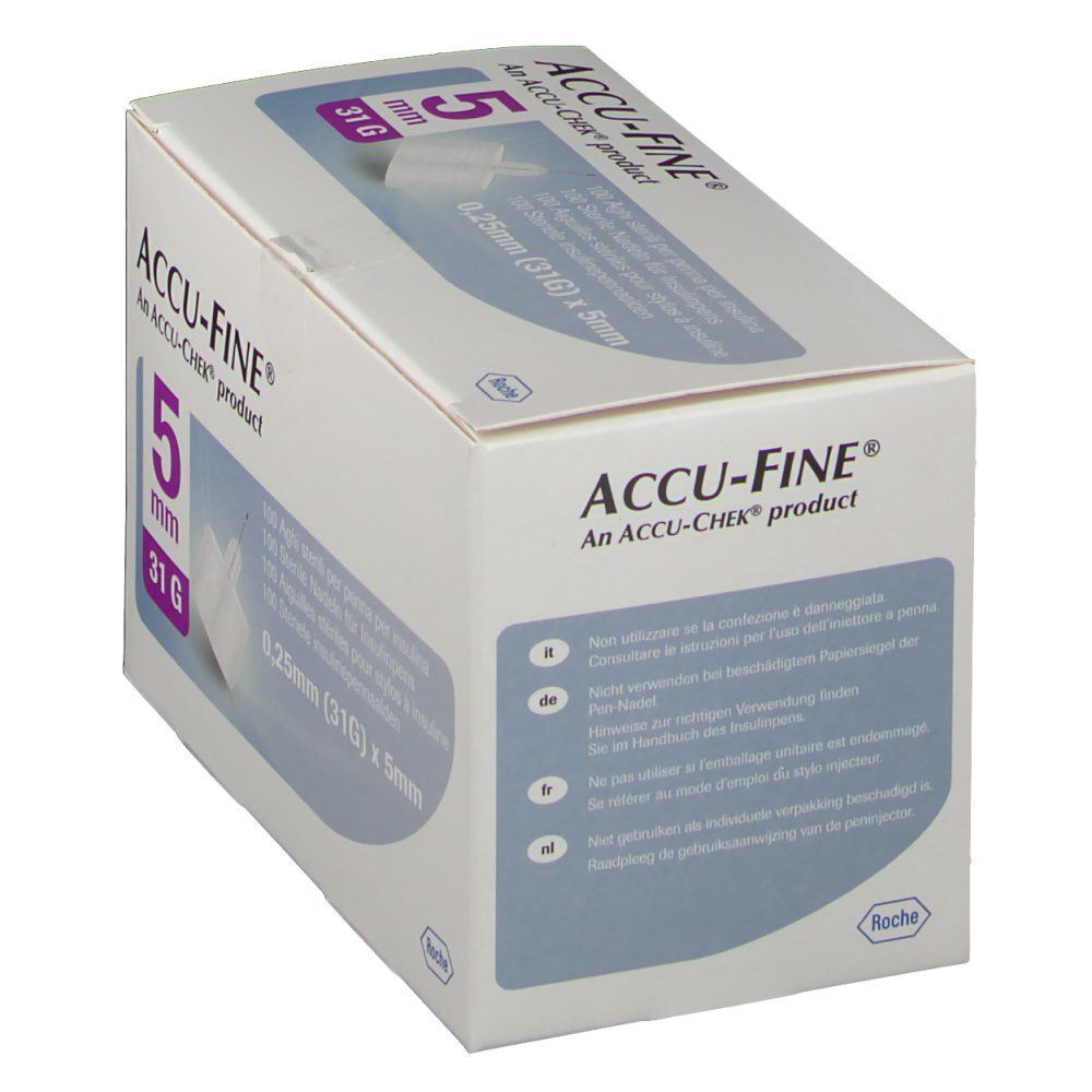 Accu Fine Naald 0.25x5 mm 31g