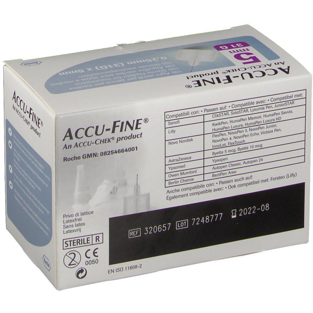 Accu Fine Naald 0.25x5 mm 31g