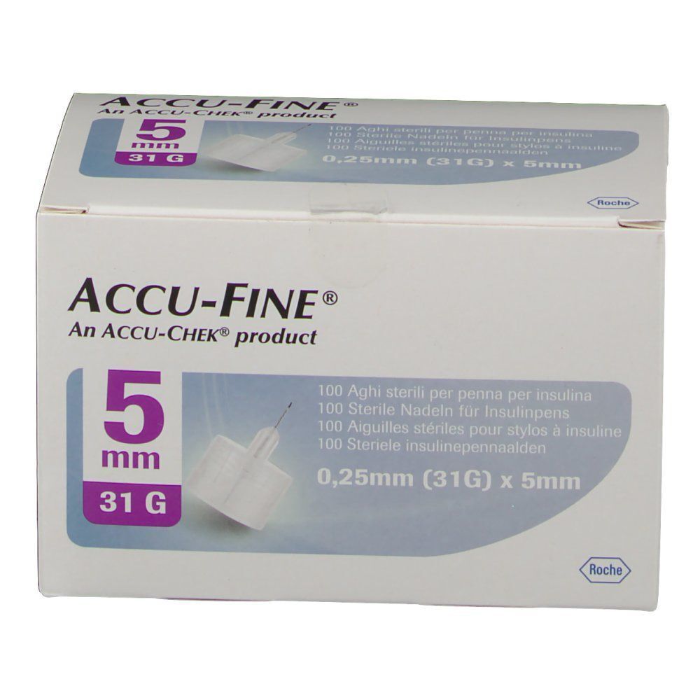 Accu Fine Naald 0.25x5 mm 31g