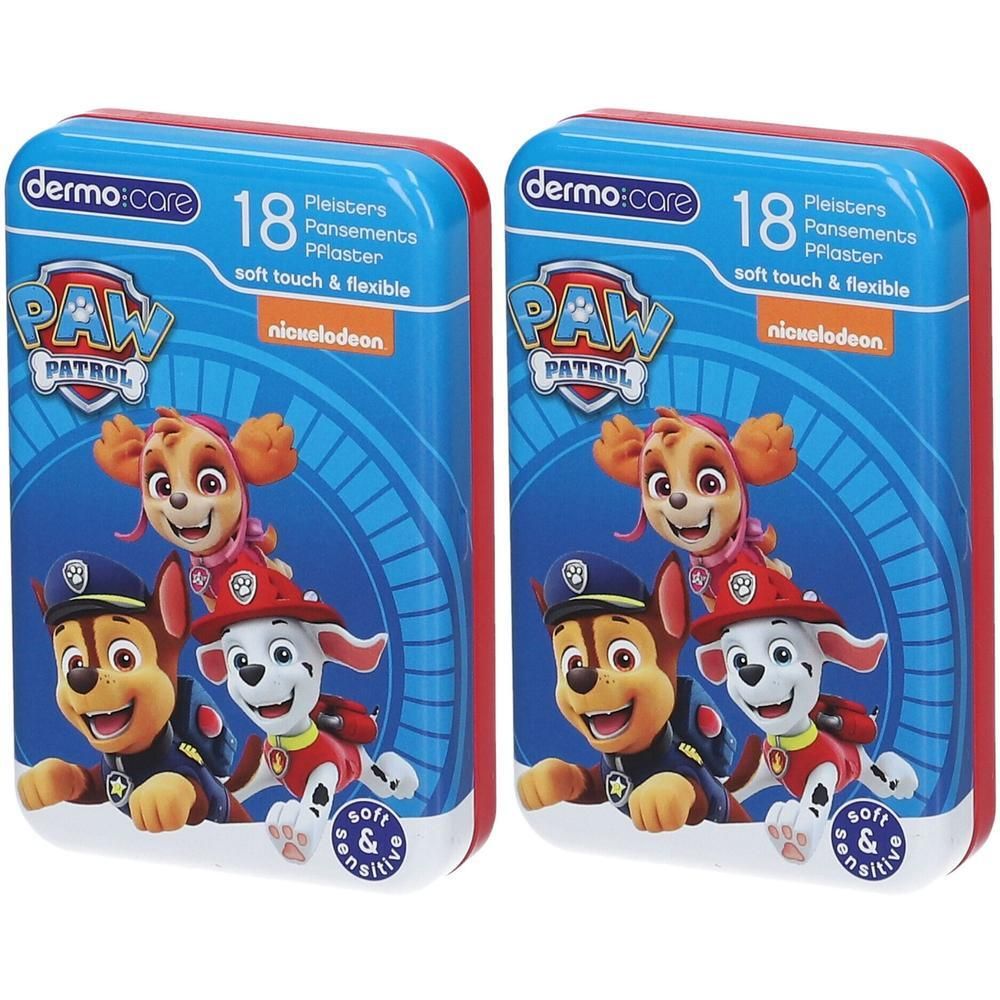 Dermo Care Pleisters Soft & Sensitive Paw Patrol x2 2x18 St Pflaster