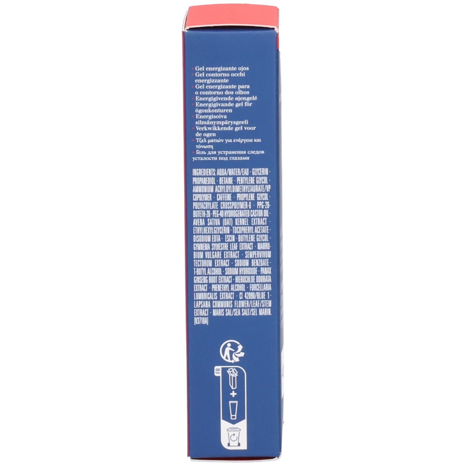 Clarins Men Energizing Eye Gel Tube mit rotem Ginseng-Extrakt, 15 ml.