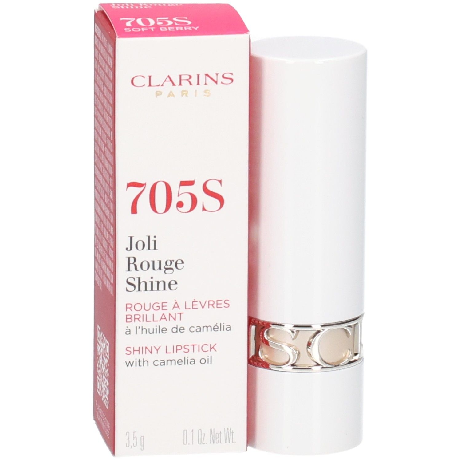 Clarins Joli Rouge Shine Lipstick - 705S Soft Berry - Immagine 7