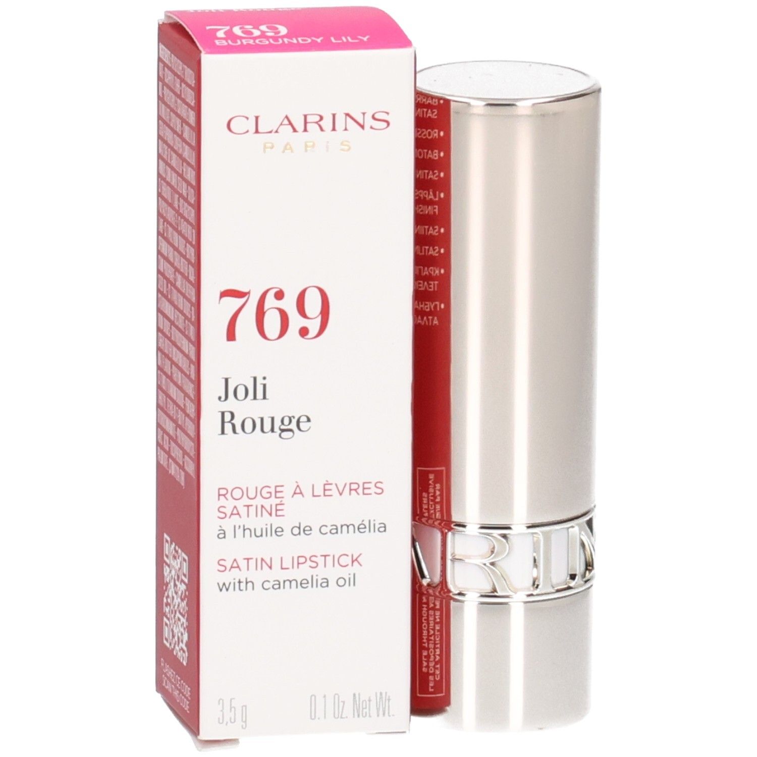 Clarins Joli Rouge Satin 769 Deep Red 3,5 Make-up