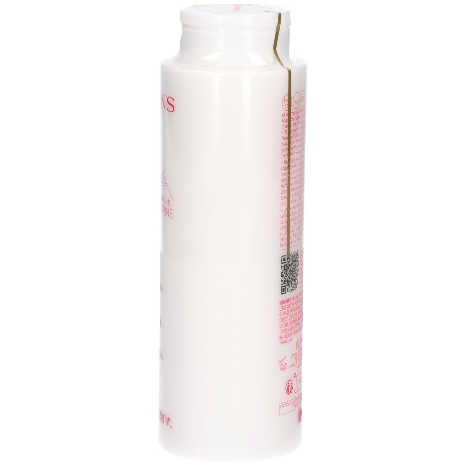 Clarins Lait Velours Demaquillant, 400 ml, Seitenansicht.