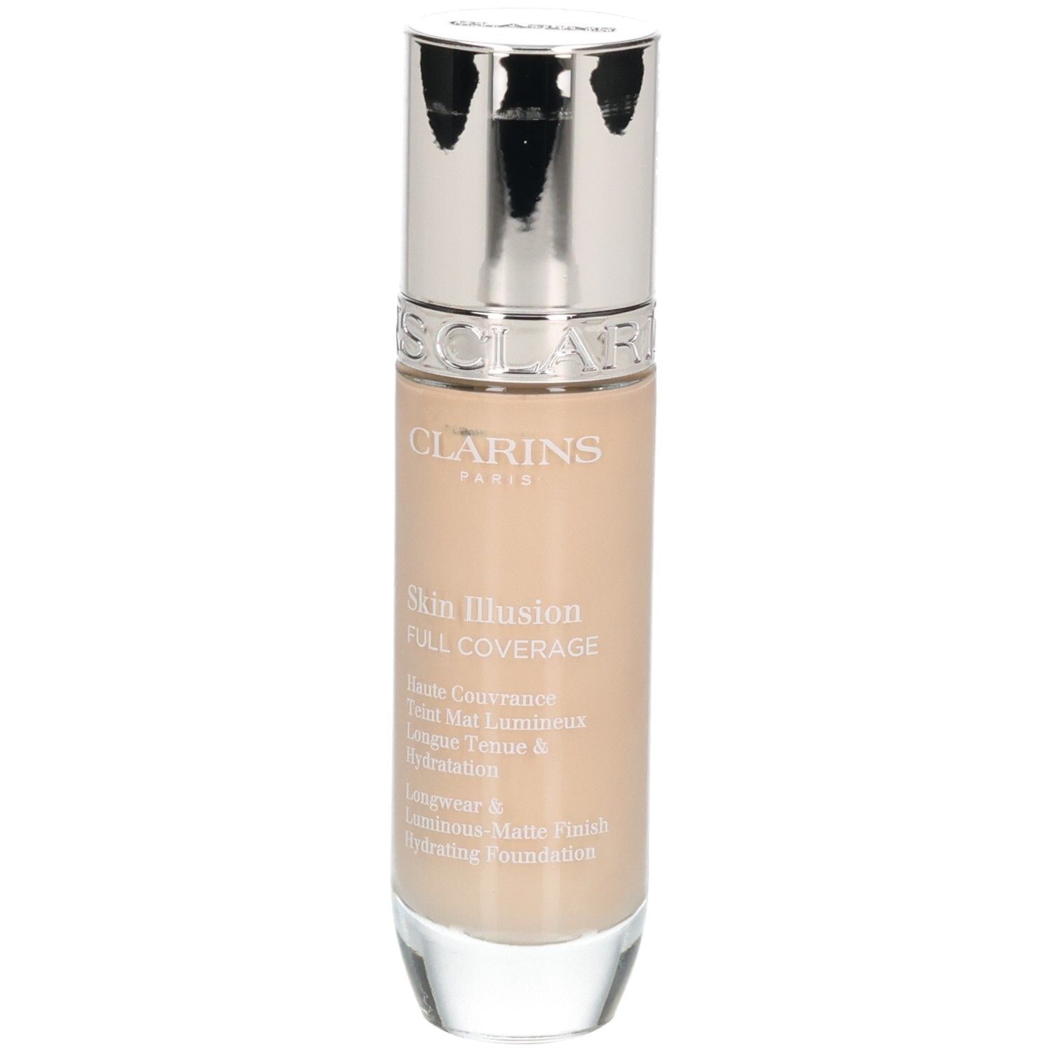 Clarins Skin Illusion Full Coverage Foundation in Flakons, Farbton 105N.