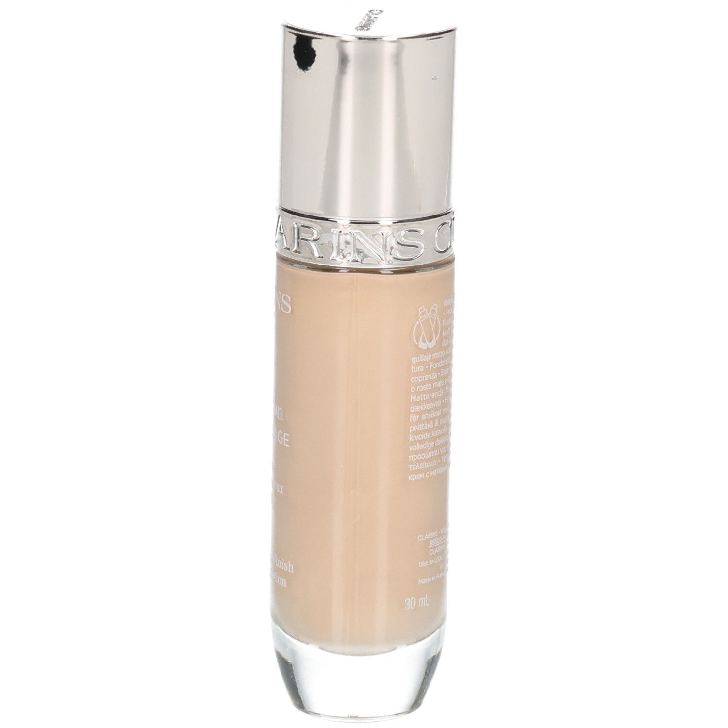 Clarins Skin Illusion Full Coverage Foundation in Flakons, 30ml.