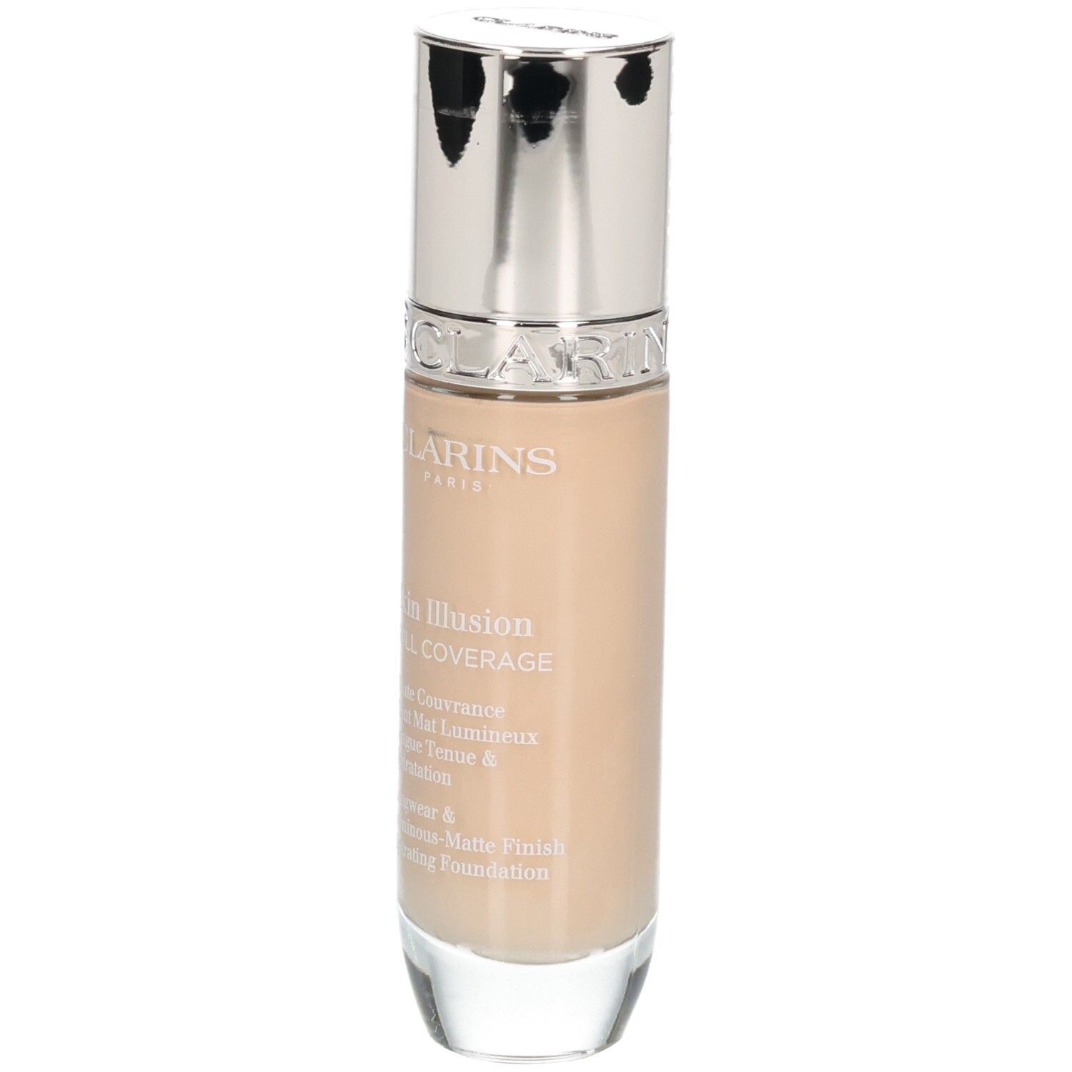 Clarins Skin Illusion Full Coverage Foundation in Flakons, Farbton 105N.