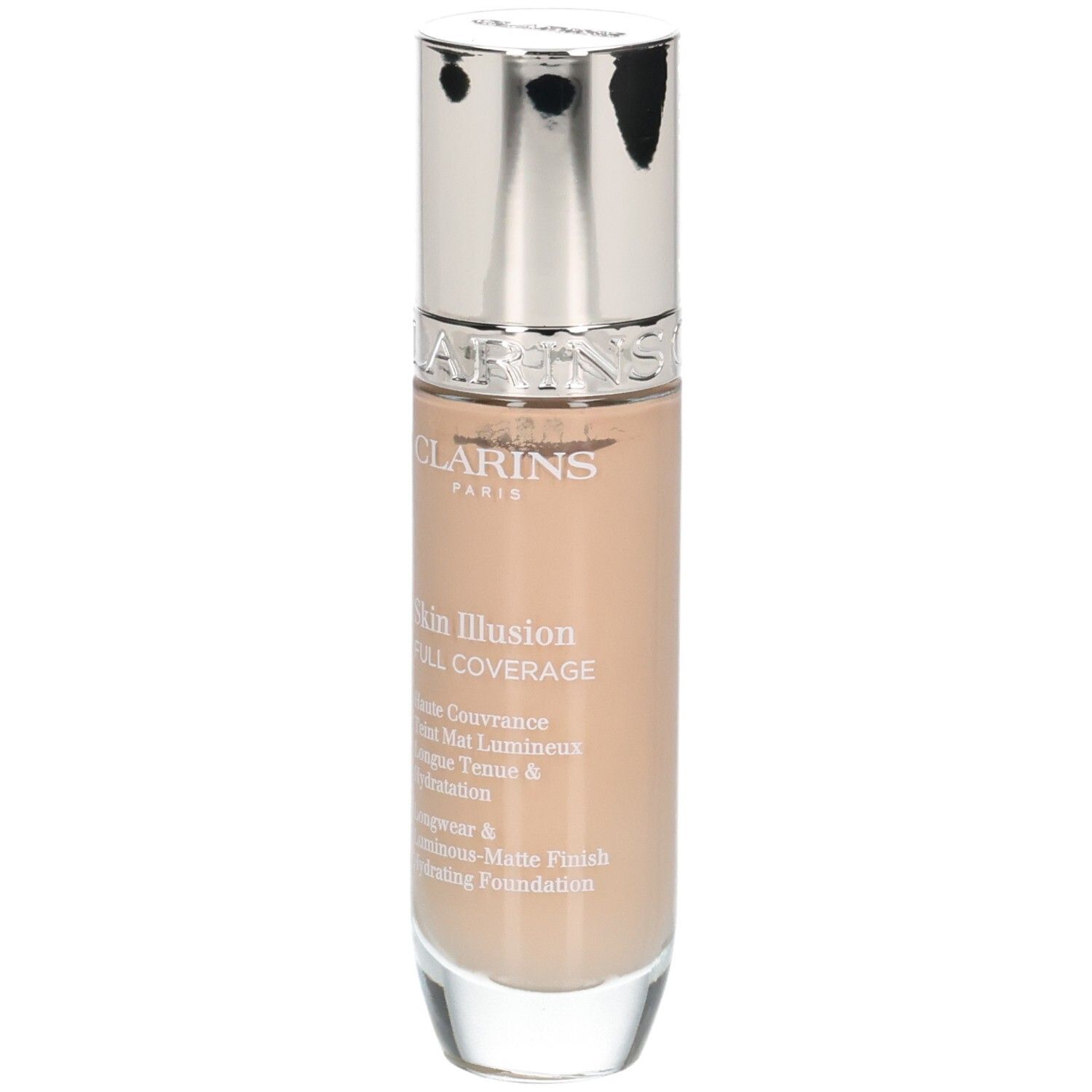 Clarins Skin Illusion Full Coverage Foundation in Flasche, Farbton 108.3N.