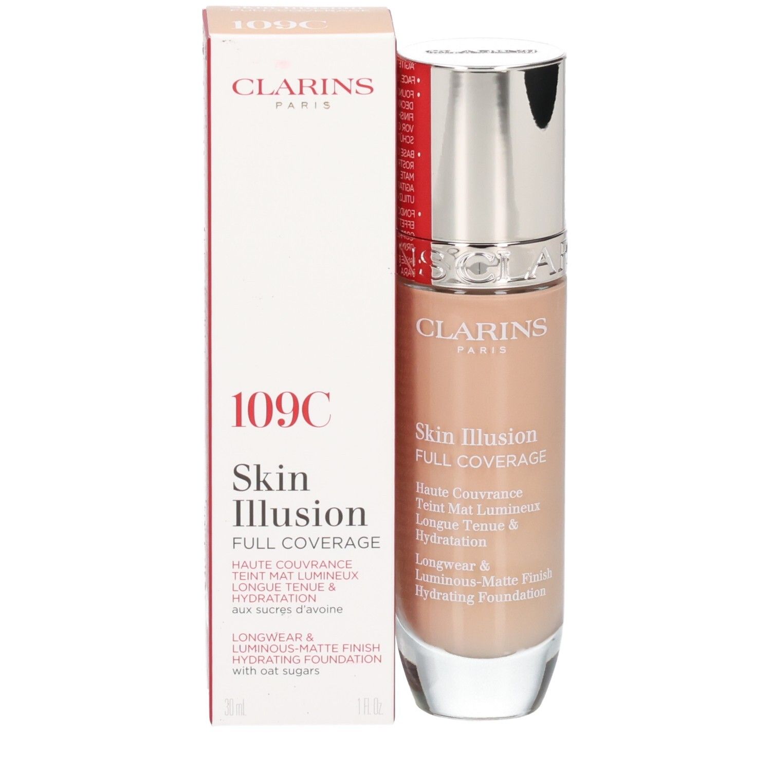 Clarins Skin Illusion Full Coverage Foundation 109C