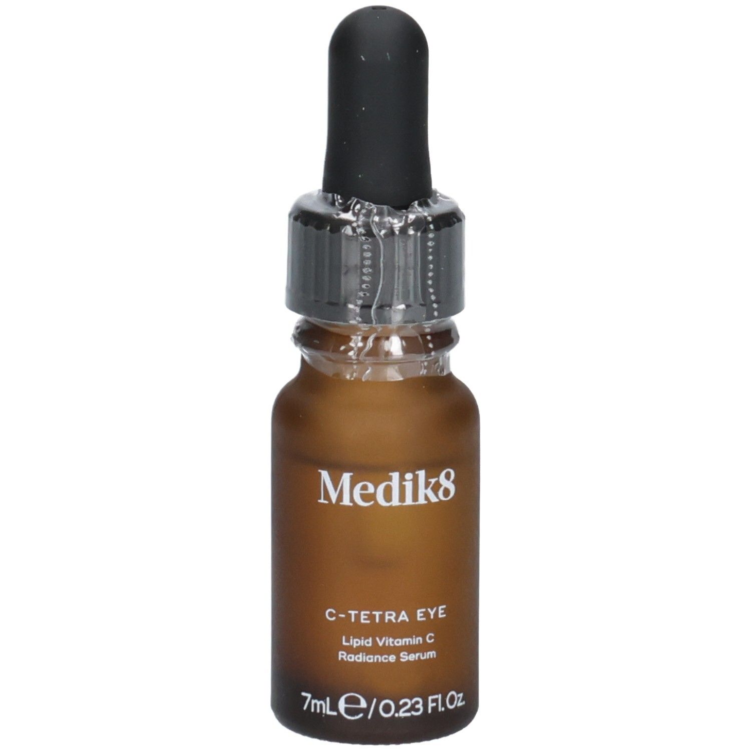 Medik8 C-Tetra Augenserum in brauner Glasflasche mit Pipette. 7ml / 0.23 Fl. Oz.