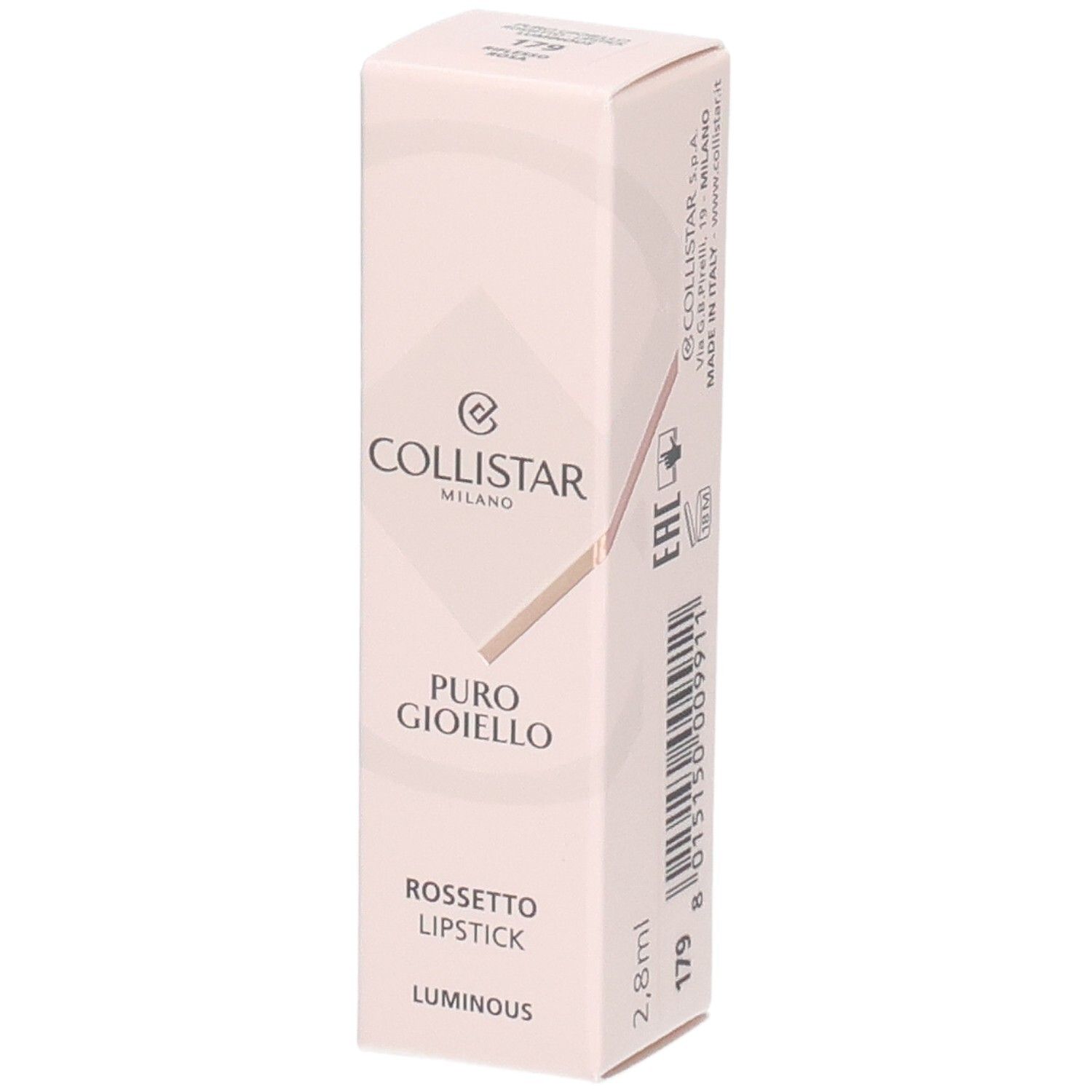 Collistar Puro Gioiello Lipstick Luminous 179 - Riflesso Rosa 2,8ml 2,8 ml Stifte