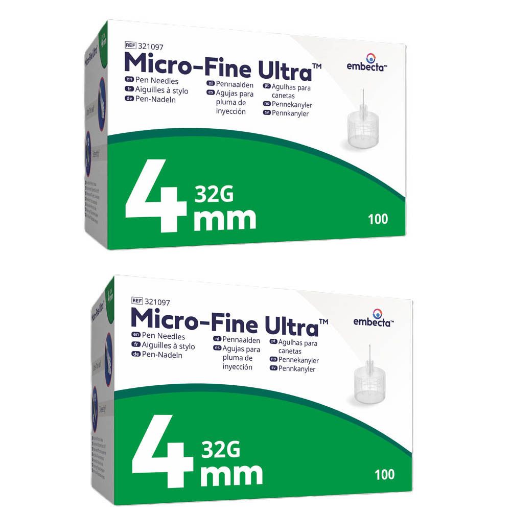 Embecta™ Micro-Fine™ Pennaalden 4 mm 32G Ref 321097