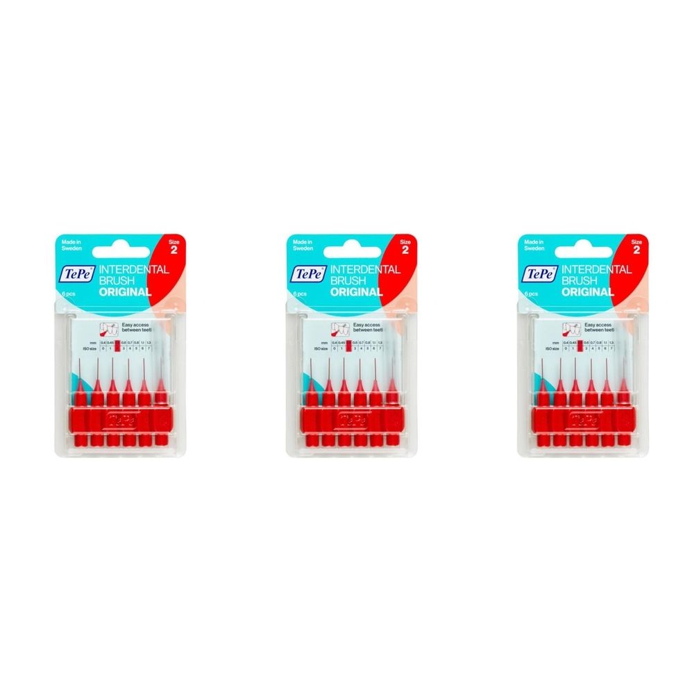 TePe® Original Brossettes interdentaires 0,5 mm Rouge