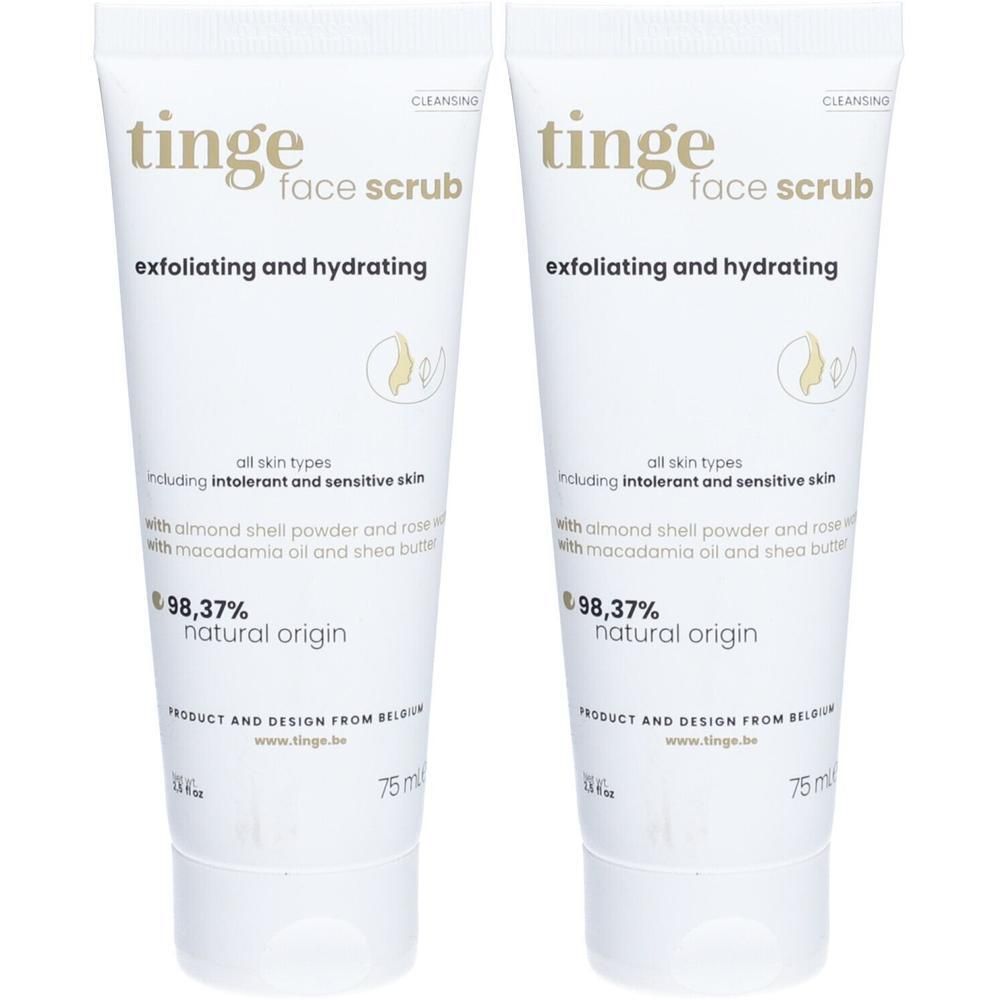 Tinge Face Scrub 75 ml x2 2x75 Gel