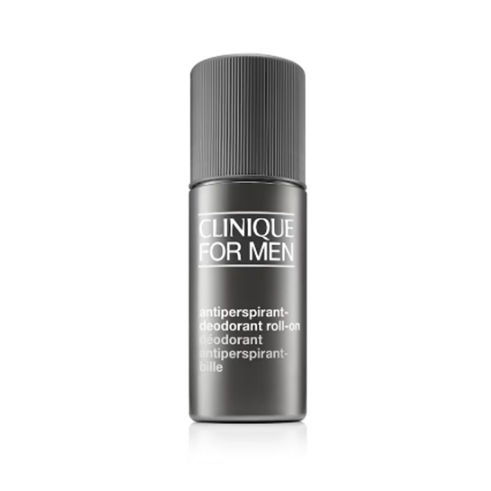 Clinique For Men Antitranspirant-Deo Roll-On in dunklem Grau.