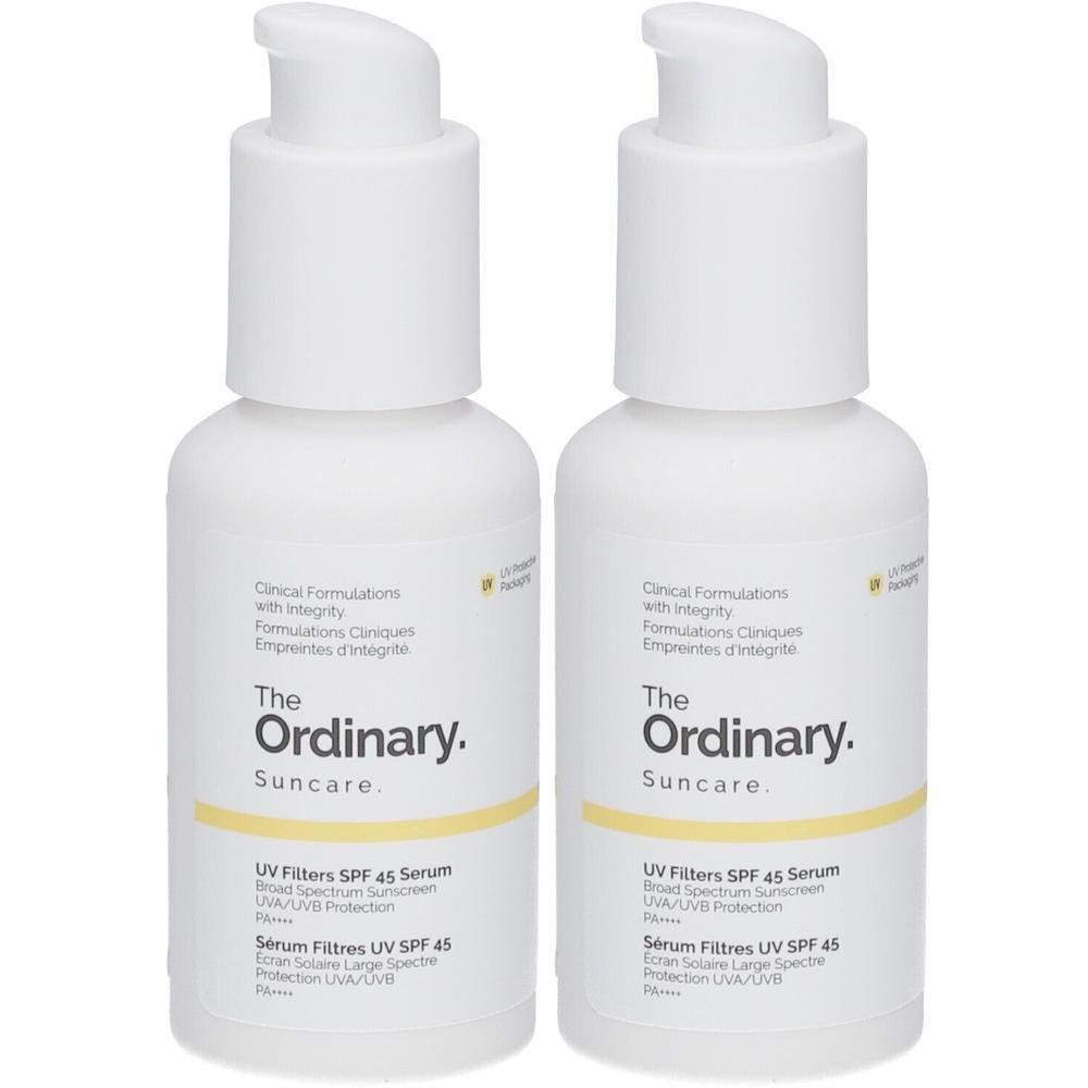 The Ordinary UV Filters SPF 45 Serum 60ml x2 2x60 ml Gel