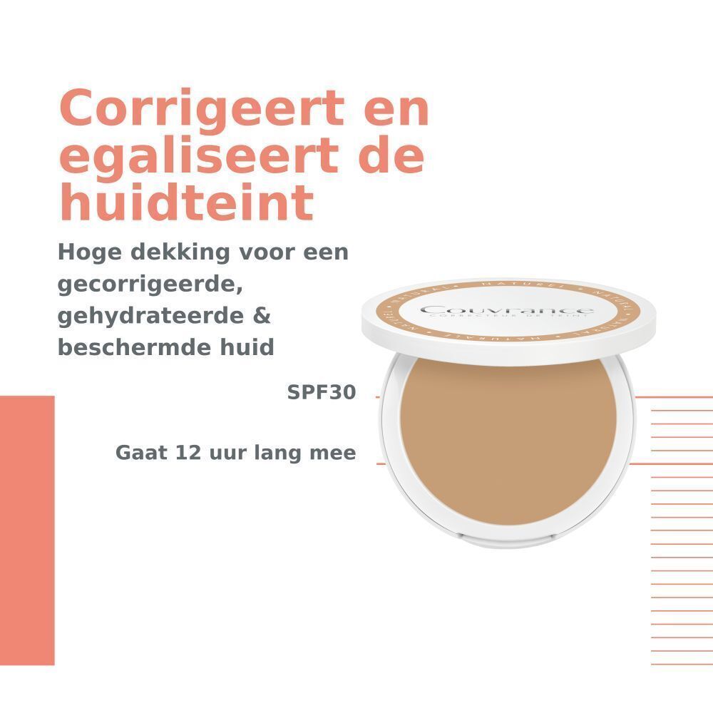Avène Couvrance Fond de teint compact crème doré 1.4 | Hoge dekking | Gevoelige huid