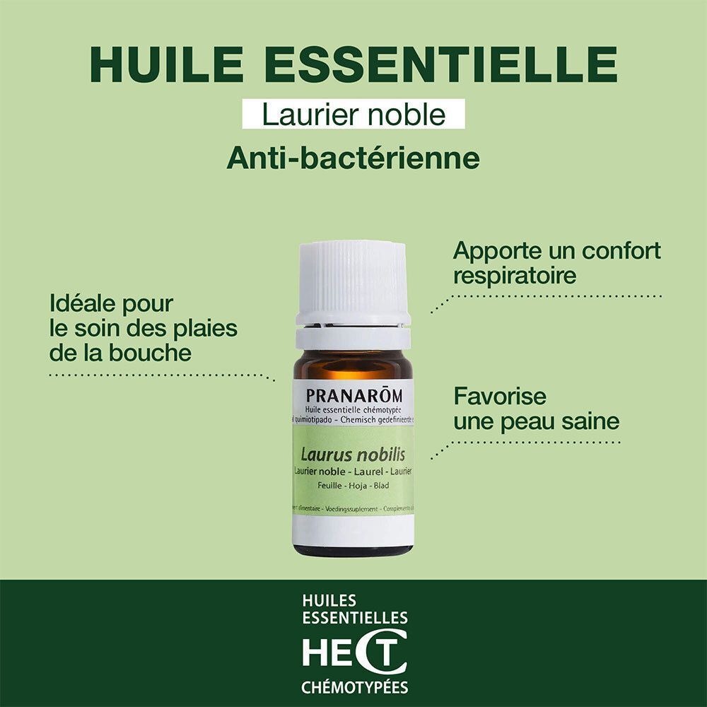 Pranarôm Huile Essentielle Laurier Noble