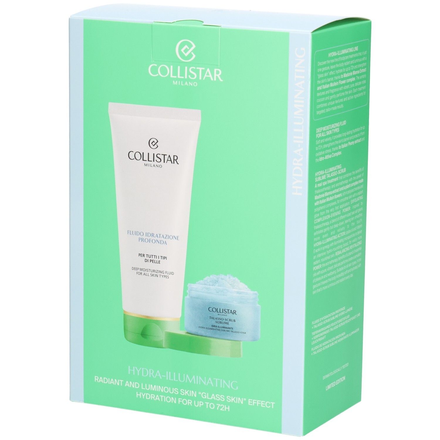 Collistar Discovery Set 2026 Body - Deep Moisturizing Fluid 200ml + Hydra-Illuminating Sub 1 St
